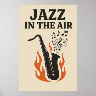 Poster 12, Jazz no Ar, Vintage
