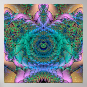 Póster (12" X12") a arte de entrelaçamento imprime o