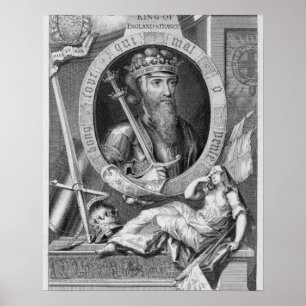 Poster 1312-77) reis de Edward III (de Inglaterra desde