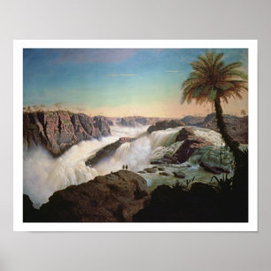 Poster 131-0059242 The Paulo Alfonso Falls, 1850
