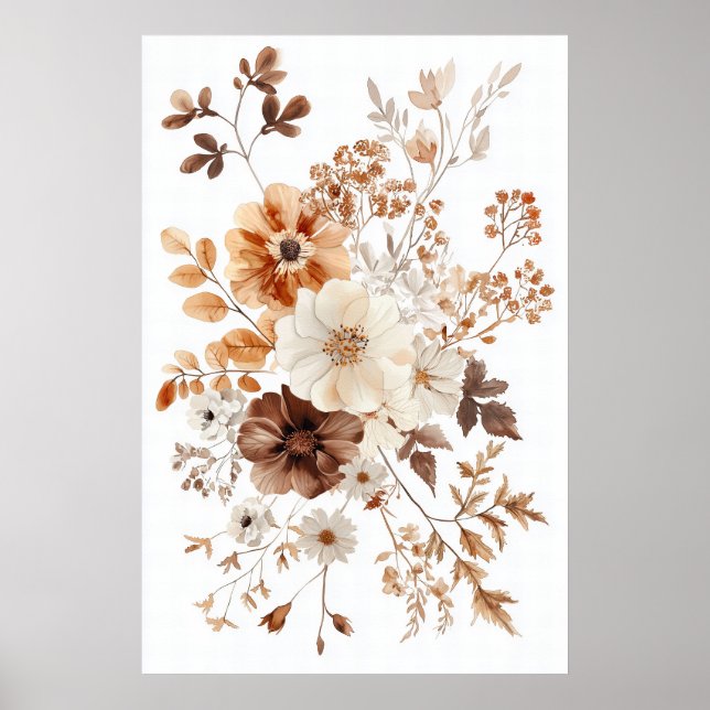 Poster 1320 Floral (Frente)
