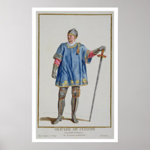 Póster 1332-1407) polícias de Olivier de Clisson (de