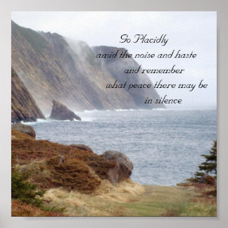 Póster 134, Vá acidentalmente entre o barulho e a pressa.