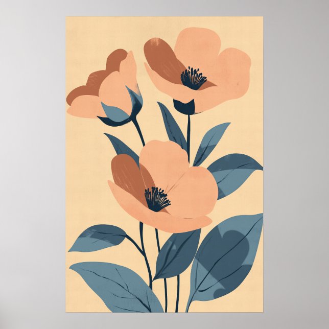 Poster 1369 Floral (Frente)