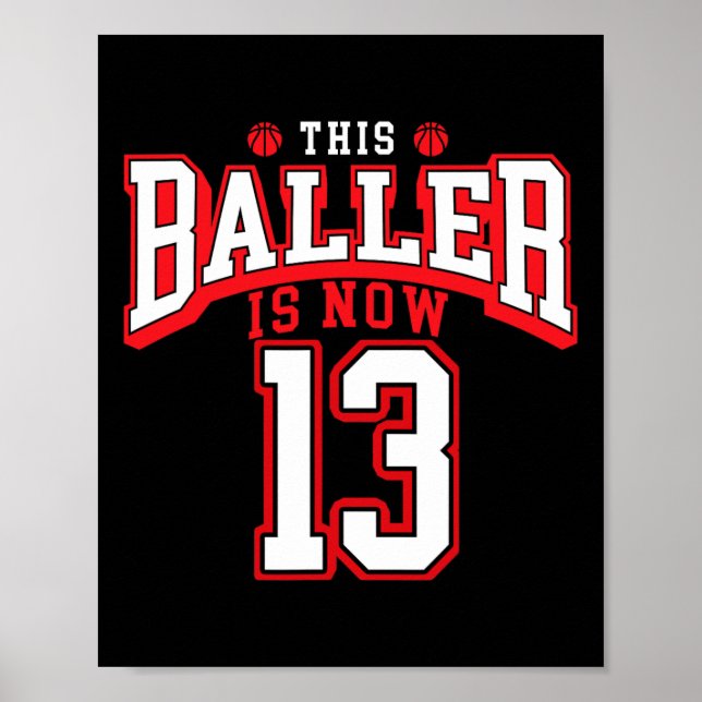 Poster 13 Birthday Bysketbyll Com Mais De 13 Anos (Frente)