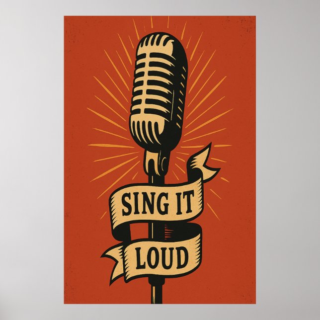 Poster 13, Cante Alto, Vintage (Frente)