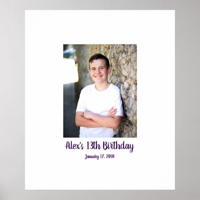 Poster 13 de 13 anos - Início do Partido Conselho 13 (Frente)