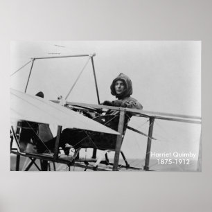 Poster 13" de Harriet Quimby x19 "