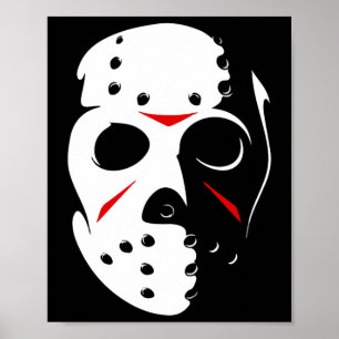 Poster 13 de Sexta-Feira de Hockey de Jason Hockey Mask