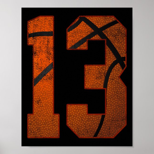 Poster 13 Festa de aniversário Treze Bysketbyl, 13 Anos (Frente)