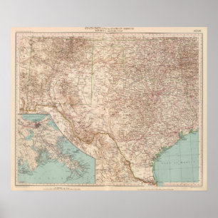 Póster 14344 NM, Okla, Tex