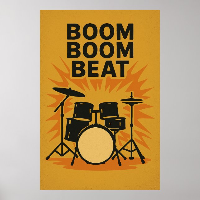 Poster 14, Boom Boom Beat, Vintage (Frente)