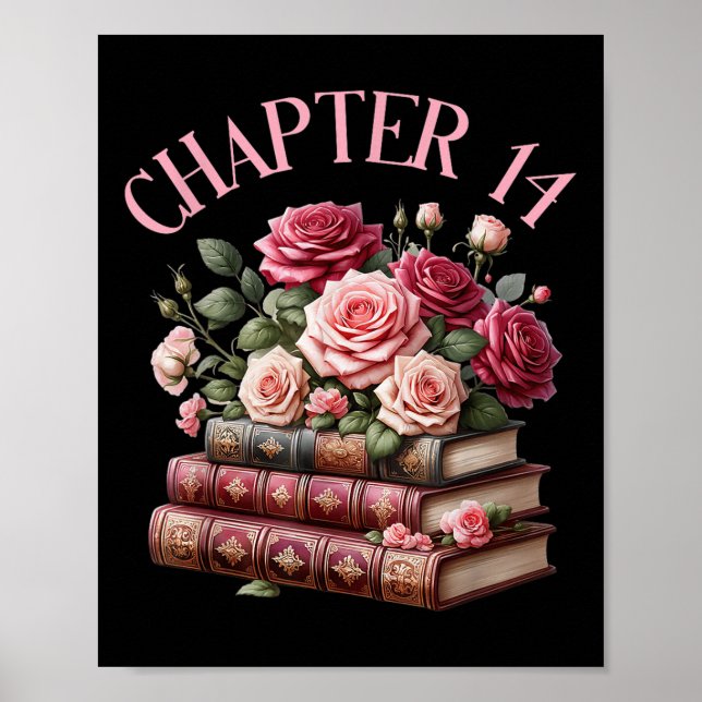 Poster 14 de Aniversário Capítulo 14 Livro de Camisas de  (Frente)