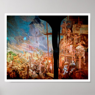 Poster #14 Defesa de Sziget contra os turcos, Mucha