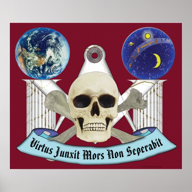 POSTER 14 DEGREE SKULO (Frente)