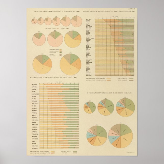 Póster 14 Elementos, constituintes, nacionalidades 179018 (Frente)
