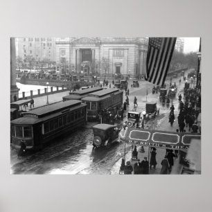 Póster 14 Street, Washington, D.C.: 1918