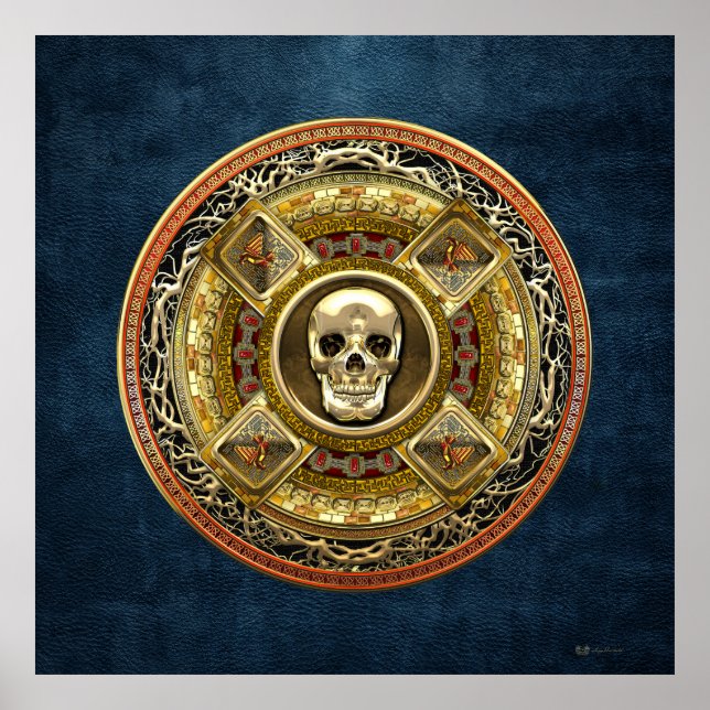 Póster [150] Mictlantecuhtli - Deus da Morte asteca (Frente)