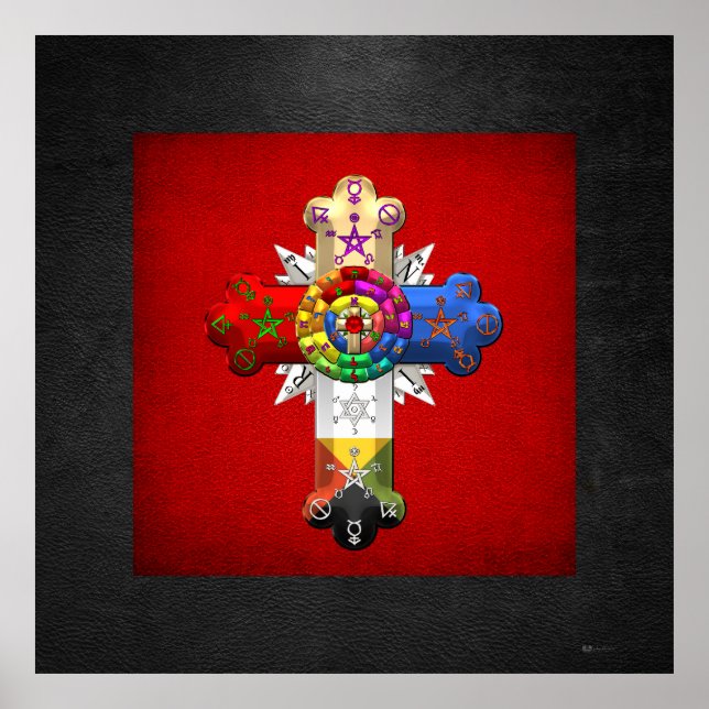 Póster [150] Rosy Cross (Rosa Croix) (Frente)