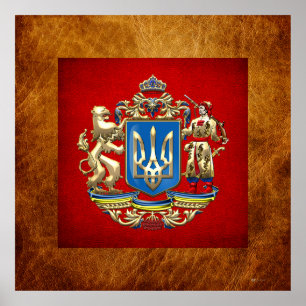 Póster [150] Ucrânia: Proposta de uma maior Casaco de arm