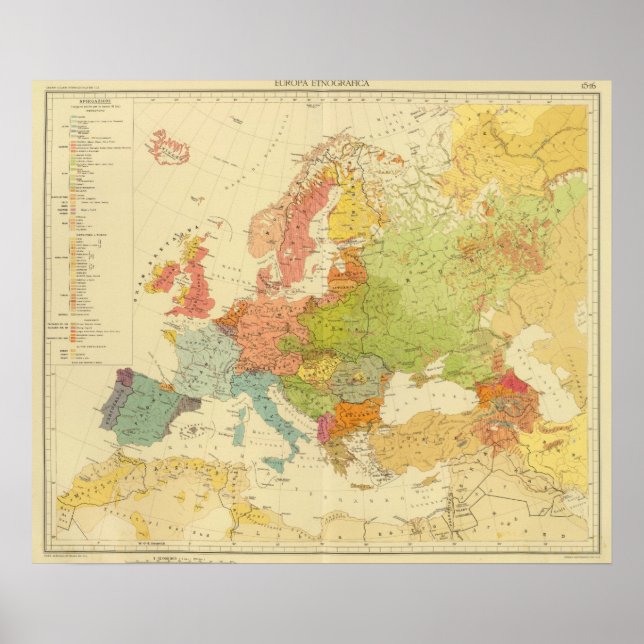 Póster 1516 etnografia europeia (Frente)