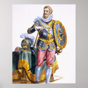 Poster 1546-92) duques de Alessandro Farnese (de Parma