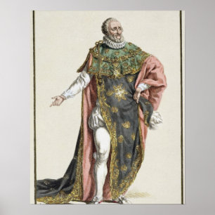 Póster 1553-1610) reis de Henri IV (de France, 'de