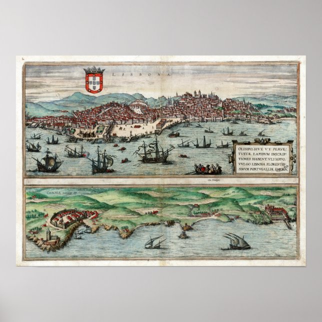 Póster 1572 Lisboa (Frente)