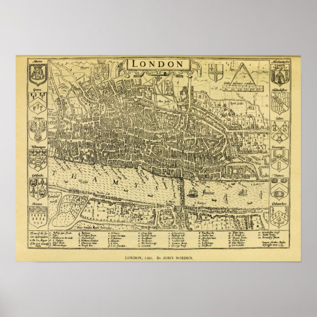 Póster 1593 Londres (Frente)