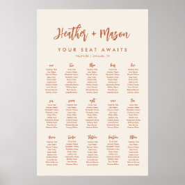 Poster 15 Mesa Boho Seu Assento Aguarda Espuma Do Gráfico