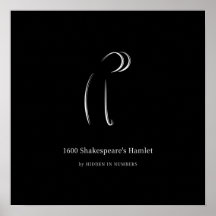 1600 Hamlet de Shakespeare Minimalista 