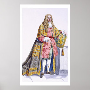 Póster 1690-1764) primeiros senhores Hardwick de Philip