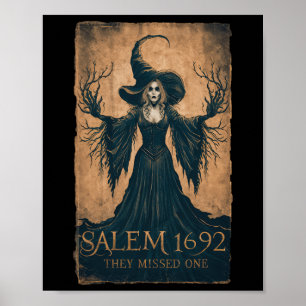 Poster 1692 Perderam Uma Viagem Feminista De Bruxa De Hal