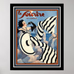 poster 16 x 20 Art Deco Le Sourire 1933<br><div class="desc">Popular 1933,  Art Deco,  cobrir da Revista Francesa Le Sourire</div>