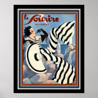 poster 16 x 20 Art Deco Le Sourire 1933