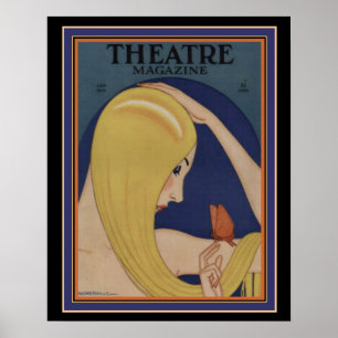 Poster 16 x 20 do compartimento do teatro do art