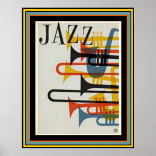 Poster 16 x 20 do jazz