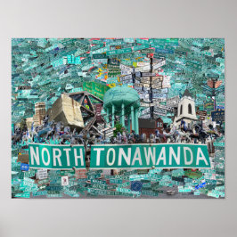 Poster 16x12 Poster, Streets of North Tonawanda NY