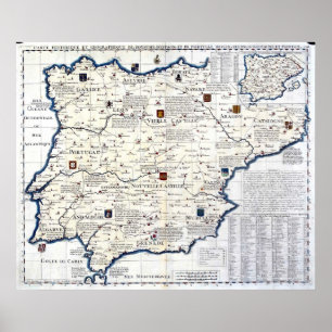 Póster 1705-1739 Espanha e Portugal