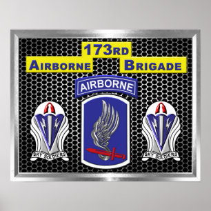 Poster 173ª Equipe de Combate de Brigadas Aéreas