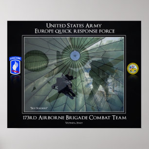 Póster 173rd Airborne Brigade Combat Team