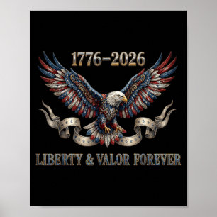 Poster 17762026 Águia Patriótica Liberdade e Valor
