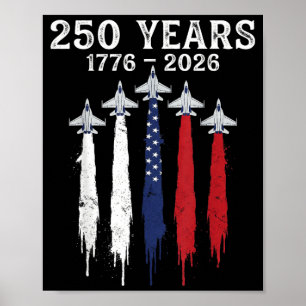 Poster 1776-2026 250º Aniversário EUA 250 Anos de Anivers