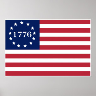 Póster 1776 American Flag