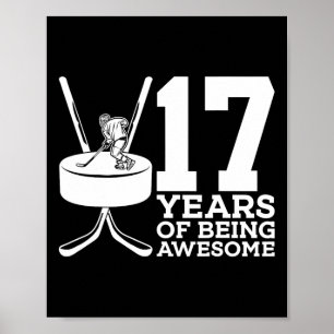POSTER 17 ANOS DE ESTAR INCRÍVEL NO CHOQUE DE GELO 17 ANI