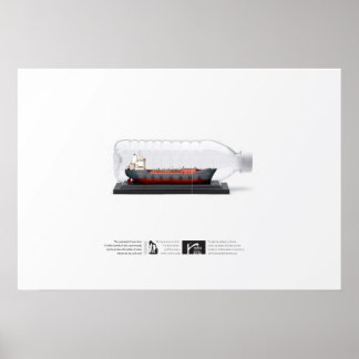 Póster 17 milhões de barris - Pense fora da garrafa