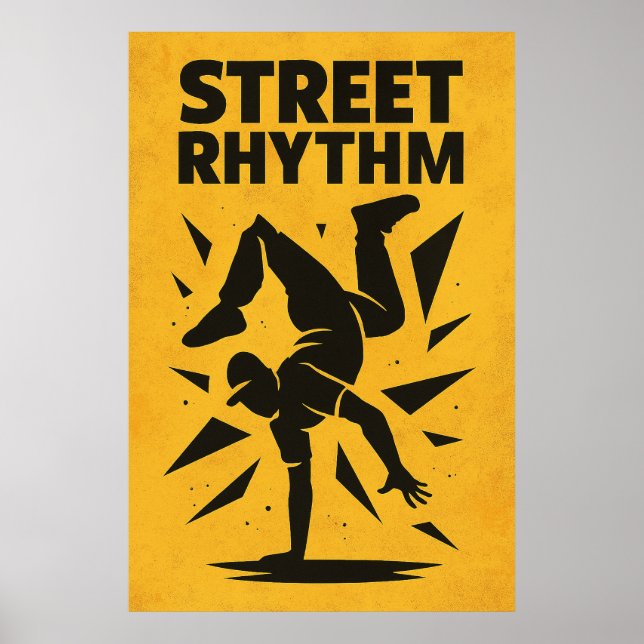 Poster 17, Street Rhythm, Vintage (Frente)