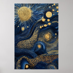 Poster 1814 Surrealista Cósmica Dreamscape