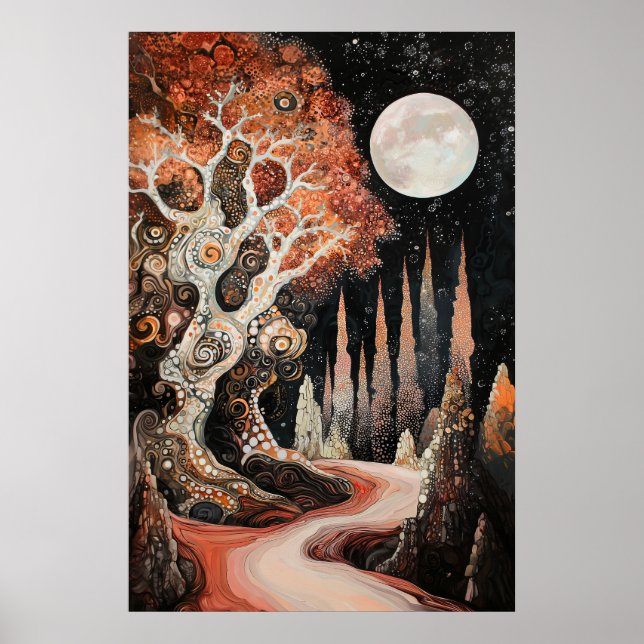 Poster 1820 Surrealista Cósmica Dreamscape (Frente)