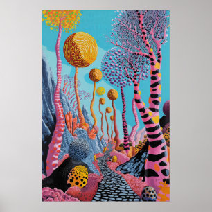 Poster 1822 Surrealista Cósmica Dreamscape